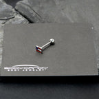 Patriotic Flag Barbell Tongue Ring