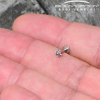 16G 5/16 Patriotic Pinwheel Labret Monroe Tragus