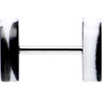 16G Black White Reverse Drip Acrylic Cheater Plug Set