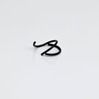 20G 5/16 Black Double Nose Hoop