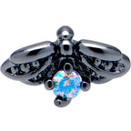 20G 5/16 Aurora Gem Black Beauty Bug Nose Hoop