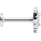 16G 5/16 Clear Gem Fancy Fab Butterfly Internally Threaded Labret
