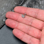 16G 1/4 Clear Gem Baroque Beauty Butterfly Cartilage Tragus Earring