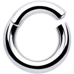 6G 1/2 316L Surgical Steel Precision Hinged Segment Hoop