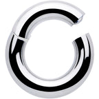 6G 3/8 316L Surgical Steel Precision Hinged Segment Hoop