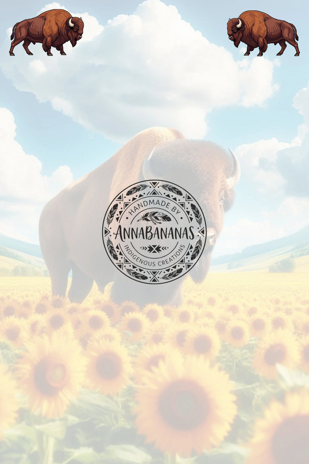 Bison In The Fields