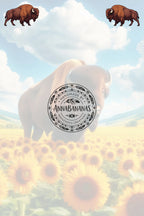 Bison In The Fields