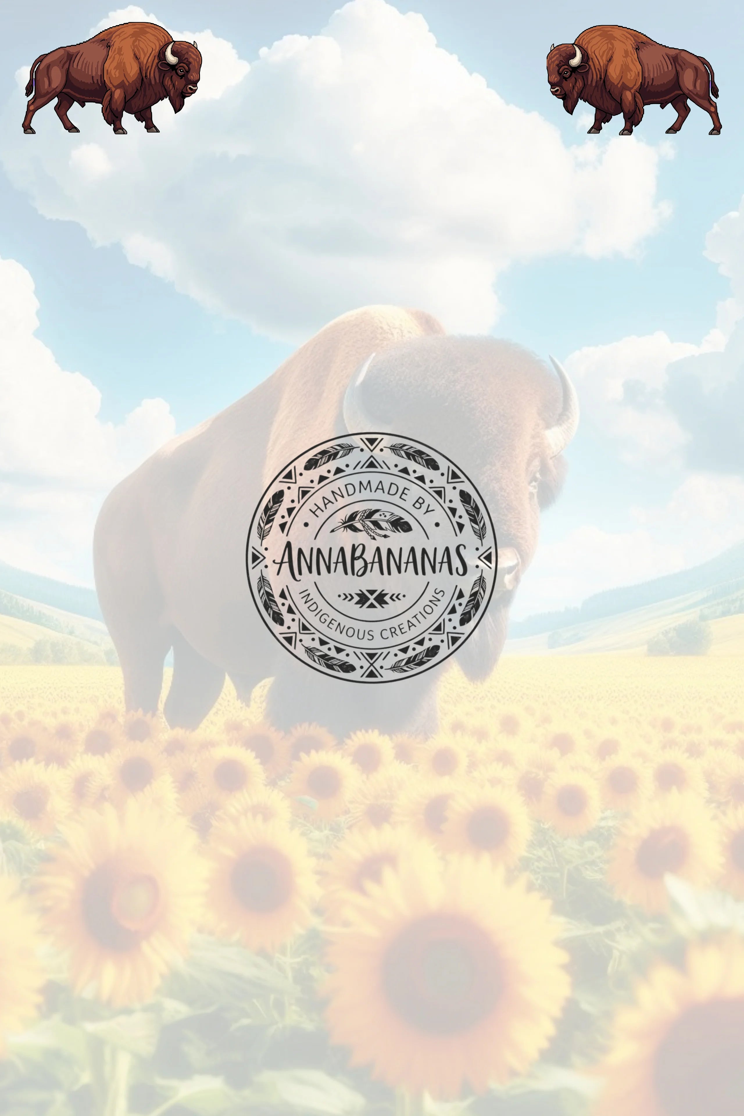 Bison In The Fields