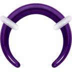 Stainless Steel Crescent Pincher Septum Ring - 14G and 16G