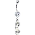 Crystalline Gem Beach Sandal Belly Ring