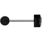 14G 5/8 Black Acrylic UK British Flag Tongue Ring