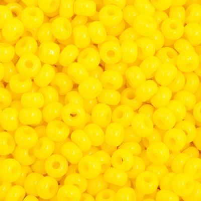 11/0 Preciosa OP Lemon Yellow