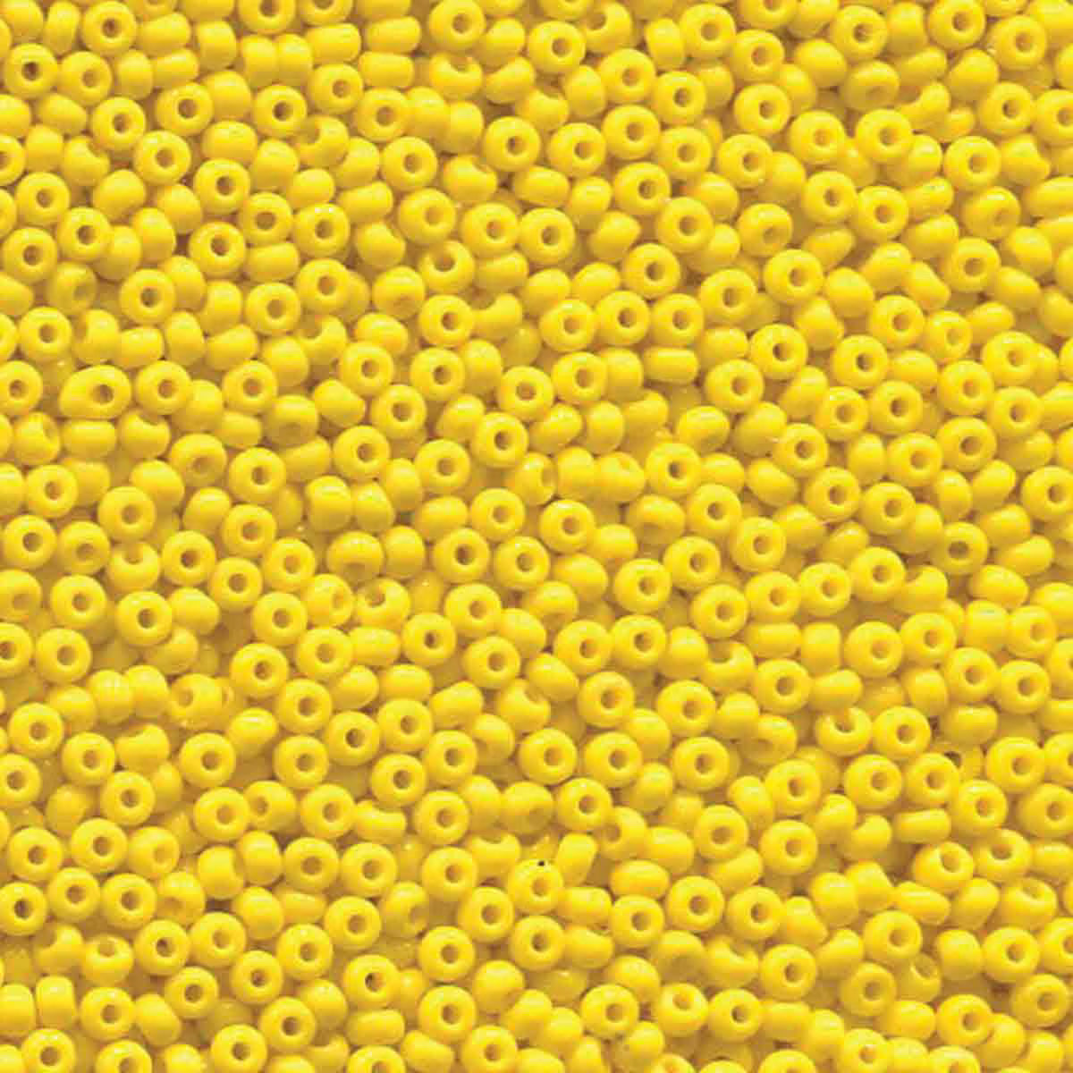 11/0 Preciosa Dark Yellow OP