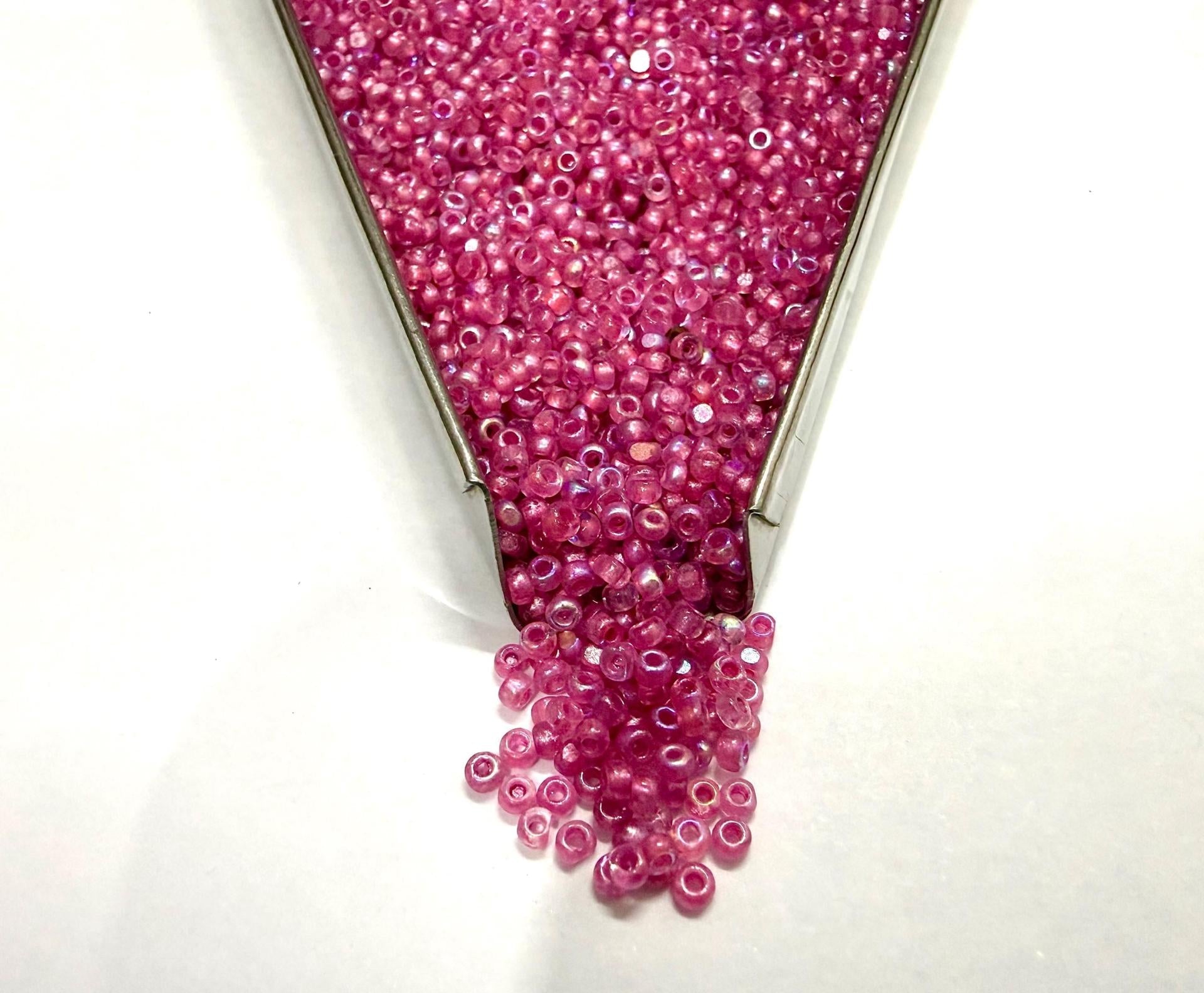 11/0 Pearl Lined AB *6 Colors to Choose From*