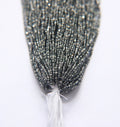 13/0 Patina Black Diamond Silver