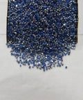 13/0 Patina Medium Sapphire Opal Silver
