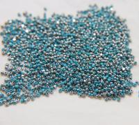 11/0 Patina Turquoise Silver