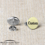 Custom Personalized Glow in the Dark Stud Earrings