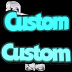 Custom Glow in the Dark Text Personalized Message Stud Earrings