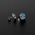 Retro Cassette Tape Stud Earrings by Onyx O