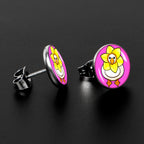 Daffodil Duck Stud Earrings by Onyx O