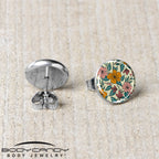 Blossom Creation Wildflower Flowers Stud Earrings by Onyx O