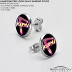 Karmic Boomerang Stud Earrings by Onyx O