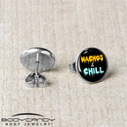 Nachos and Chill Stud Earrings by Onyx O