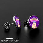 Style Space Invasion UFO Stud Earrings by Onyx O