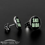 SKIBIDI Stud Earrings by Onyx O