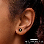 Voodoo Doll Stud Earrings by Onyx O