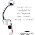Bah Humbug Holiday Grouch Belly Ring by Onyx O