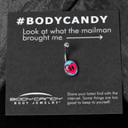 Bandaged Heartbreak Heart Belly Ring by Onyx O