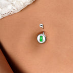 Battery Full Belly Ring by Onyx O