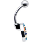 Retro Cassette Tape Belly Ring by Onyx O