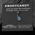 Retro Cassette Tape Belly Ring by Onyx O