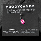 Red Hot Lips Belly Ring by Onyx O