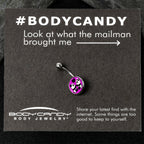 Panda Love Belly Ring by Onyx O