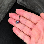 Grim Reaper Belly Ring by Onyx O