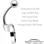 SKIBIDI Belly Ring by Onyx O