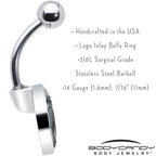 Donkey Smart Ass Belly Ring by Onyx O