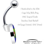 Sushi Belly Ring by Onyx O