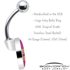 Taco Queen Belly Ring by Onyx O