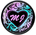 Custom Tribal Initial Acrylic Personalized Saddle Plug - buy 2 for a pair