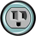 0G Smiling Plug Outlet Black Acrylic Saddle Plug Set by Onyx O