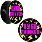 Over Thinker Impact Black Acrylic Saddle Plug Set by Onyx O