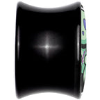 Zombie Bunny Black Acrylic Saddle Plug Set by Onyx O