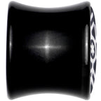Glow in the Dark Holiday Snowflake Black Acrylic Saddle Plug Set by Onyx O