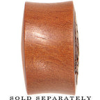 Organic Sawo Wood Peace Sign Saddle Plug