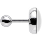 16G Black and White Yin Yang Tragus Cartilage Earring
